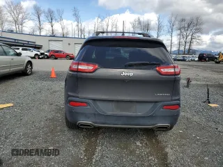 2016 Jeep Cherokee Limited with VIN 1C4PJLDS3GW265544, listed as a Copart auction lot 49322175 with 0 mi miles and Salvage Title. Bid and sale history available at carsss.com. Image 6.