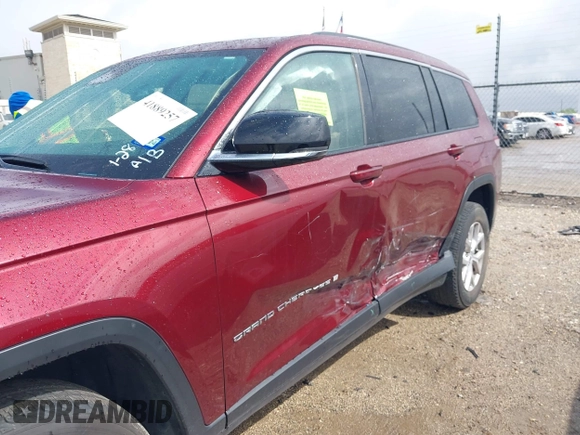 2021 Jeep Grand Cherokee Limited z VIN 1C4RJKBGXM8161859, wystawiony jako IAAI lot #41889257 z przebiegiem 46 965 mil mil oraz . Historia ofert i sprzedaży dostępna na DreamBid. Obrazek 6.