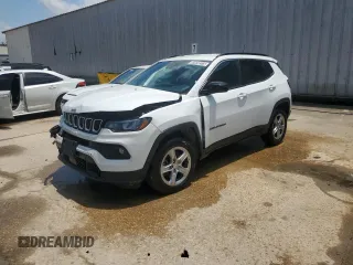 2023 Jeep Compass Latitude with VIN 3C4NJDBN2PT553149, listed as a Copart auction lot 58550315 with Not provided miles and Clean title. Bid and sale history available at DreamBid. Image 1.