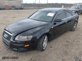 2008 Audi A6 with VIN WAUDH74F98N127066, listed as a IAAI auction lot 40738254 with 1 mi miles. Bid and sale history available at carsss.com. Image 2.