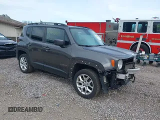 2018 Jeep Renegade Latitude with VIN ZACCJBBBXJPH41286, listed as a IAAI auction lot 41844070 with 161,251 mi miles and . Bid and sale history available at carsss.com. Image 1.