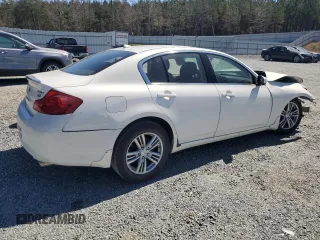 2012 Infiniti G25 Sedan Journey with VIN JN1DV6AP5CM700694, listed as a Copart auction lot 49690675 with 133,379 mi miles and Salvage Title. Bid and sale history available at carsss.com. Image 3.