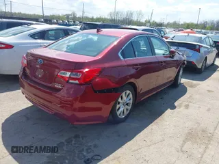 2016 Subaru Legacy Premium with VIN 4S3BNAC69G3021485, listed as a IAAI auction lot 42112733 with 56,014 mi miles and . Bid and sale history available at DreamBid. Image 4.