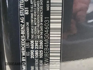 2021 Mercedes-Benz C 300 с VIN W1KWJ8EB4MG046031, выставлен на аукционе Copart как лот 66922014 с пробегом Не указан миль и Списание • Salvage title. История ставок и продаж доступна на DreamBid. Изображение 12.