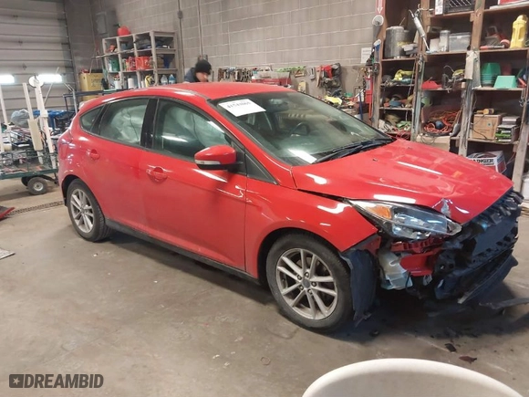 2017 Ford Focus SE with VIN 1FADP3K29HL317871, listed as a IAAI auction lot 41543065 with 52,537 mi miles. Bid and sale history available at carsss.com. Image 1.