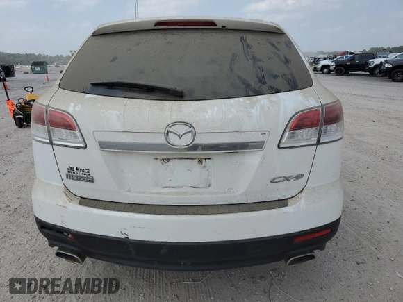 2008 Mazda CX-9 Sport with VIN JM3TB28A180155255, listed as a Copart auction lot 55943404 with 45,660 mi miles and Salvage Title. Bid and sale history available at DreamBid. Image 6.