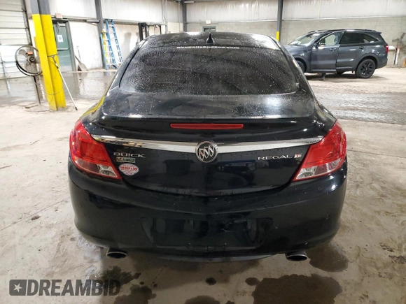 2011 Buick Regal with VIN 2G4GW5EV2B9215060, listed as a Copart auction lot 87307974 with 121,341 mi miles and Salvage Title. Bid and sale history available at DreamBid. Image 6.