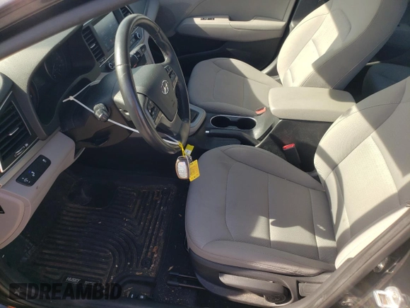 2018 Hyundai Elantra SEL with VIN 5NPD84LF9JH402248, listed as a Copart auction lot 53633005 with 47,578 mi miles and Salvage Title. Bid and sale history available at DreamBid. Image 7.