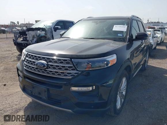 2022 Ford Explorer Limited with VIN 1FMSK7FH0NGA67149, listed as a IAAI auction lot 41739321 with 25,524 mi miles. Bid and sale history available at carsss.com. Image 2.