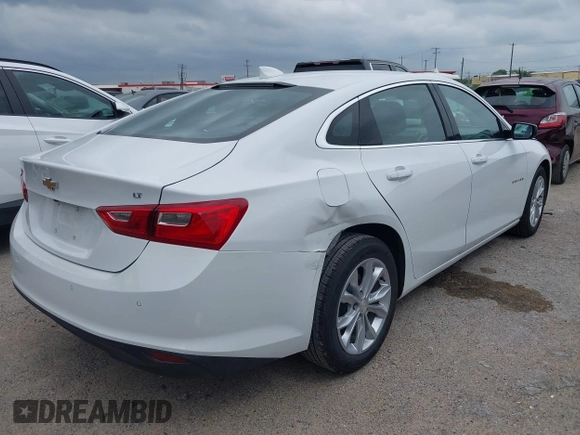 2025 Chevrolet Malibu LT with VIN 1G1ZD5ST5SF130350, listed as a IAAI auction lot 42140549 with 15,639 mi miles and . Bid and sale history available at DreamBid. Image 4.