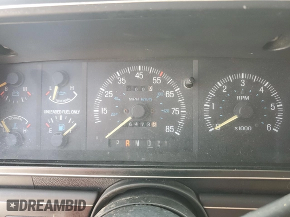 1988 Ford Bronco Custom с VIN 1FMEU15H4JLA87668, выставлен на аукционе Copart как лот 71630614 с пробегом 76 473 миль миль и Чистый • Clean title. История ставок и продаж доступна на DreamBid. Изображение 9.
