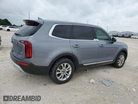 2020 Kia Telluride LX with VIN 5XYP24HC0LG004160, listed as a Copart auction lot 54471435 with 137,073 mi miles and Clean Title. Bid and sale history available at carsss.com. Image 3.