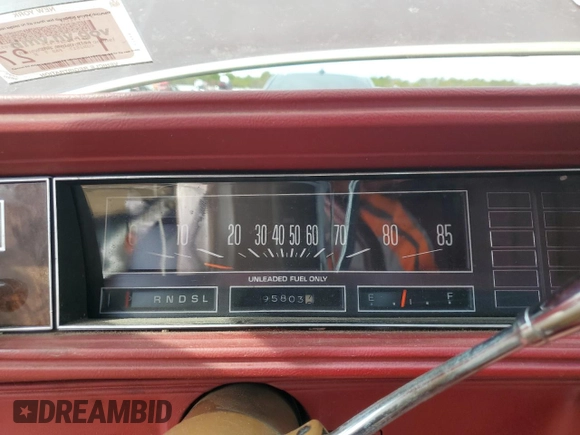 1979 Oldsmobile Cutlass with VIN 3R47F9G467428, listed as a Copart auction lot 51659205 with 95,803 mi miles and Clean Title. Bid and sale history available at DreamBid. Image 9.