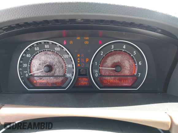 2003 BMW 7 Series 745i with VIN WBAGL63423DP66443, listed as a IAAI auction lot 41993529 with 163,993 mi miles and . Bid and sale history available at DreamBid. Image 7.