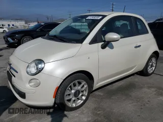 2013 FIAT 500 Pop with VIN 3C3CFFAR9DT528497, listed as a Copart auction lot 51349235 with 100,861 mi miles and Clean Title. Bid and sale history available at carsss.com. Image 1.