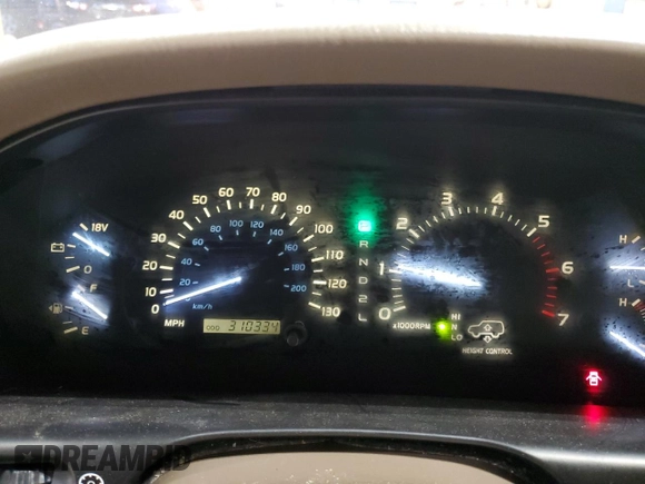 2002 Lexus LX 470 z VIN JTJHT00W023515545, wystawiony jako Copart lot #79218054 z przebiegiem 310 334 mil mil oraz Szkoda całkowita • Salvage title. Historia ofert i sprzedaży dostępna na DreamBid. Obrazek 9.