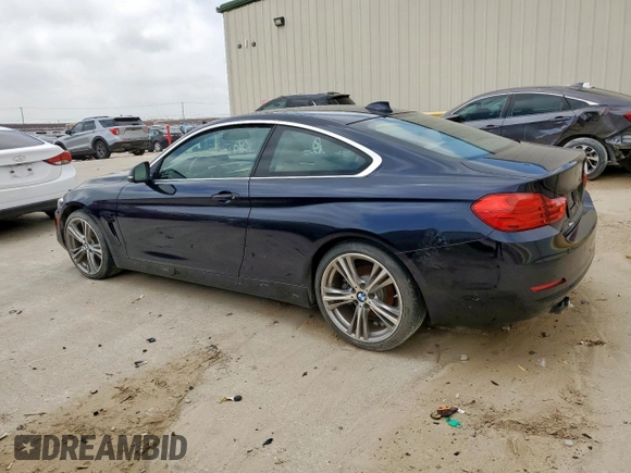 2017 BMW 4 Series 430i with VIN WBA4R7C52HK895575, listed as a Copart auction lot 55348865 with 57,288 mi miles and Clean Title. Bid and sale history available at DreamBid. Image 2.