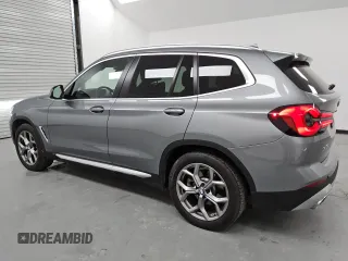 2024 BMW X3 xDrive30i with VIN 5UX53DP09R9U55138, listed as a Copart auction lot 49742885 with 23,927 mi miles and Clean Title. Bid and sale history available at DreamBid. Image 2.