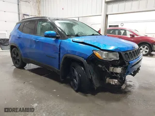 2020 Jeep Compass Latitude with VIN 3C4NJDBB3LT229336, listed as a IAAI auction lot 41568382 with 49,649 mi miles. Bid and sale history available at carsss.com. Image 1.