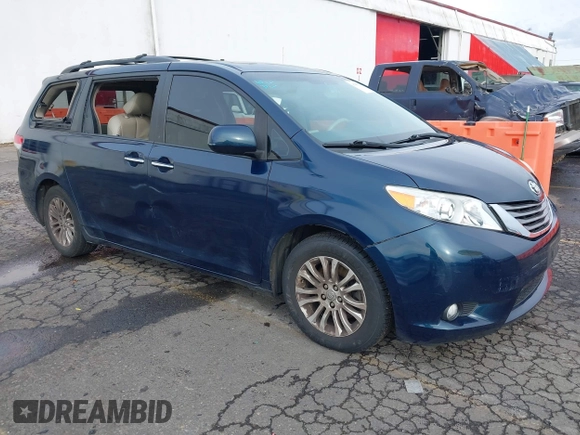2011 Toyota Sienna XLE AAS with VIN 5TDYK3DCXBS113103, listed as a IAAI auction lot 41505972 with 170,919 mi miles and . Bid and sale history available at DreamBid. Image 1.