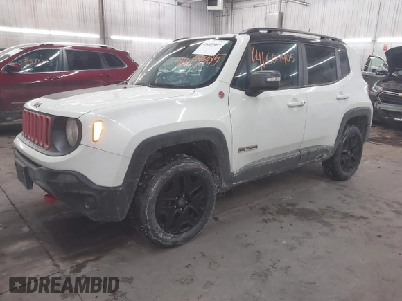 2018 Jeep Renegade Trailhawk с VIN ZACCJBCB2JPH68075, выставлен на аукционе IAAI как лот 41609405 с пробегом 131 139 миль миль и . История ставок и продаж доступна на DreamBid. Изображение 2.