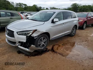 2020 Infiniti QX60 Luxe с VIN 5N1DL0MN7LC521312, выставлен на аукционе Copart как лот 52136475 с пробегом 81 596 миль миль и Списание • Salvage title. История ставок и продаж доступна на DreamBid. Изображение 1.