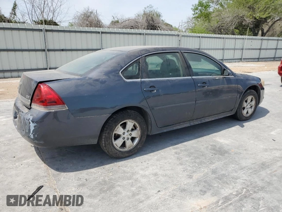 2011 Chevrolet Impala LT Fleet with VIN 2G1WG5EK7B1242247, listed as a Copart auction lot 50141045 with 197,783 mi miles and Salvage title. Bid and sale history available at DreamBid. Image 3.