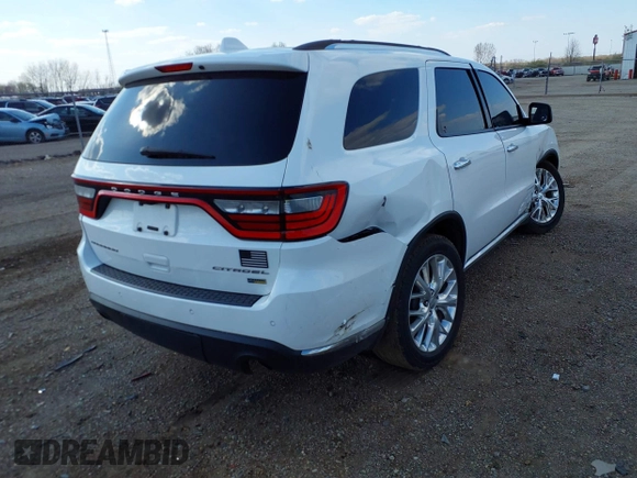 2015 Dodge Durango Citadel с VIN 1C4RDHEG8FC194428, выставлен на аукционе IAAI как лот 42029650 с пробегом 105 394 миль миль и . История ставок и продаж доступна на DreamBid. Изображение 4.