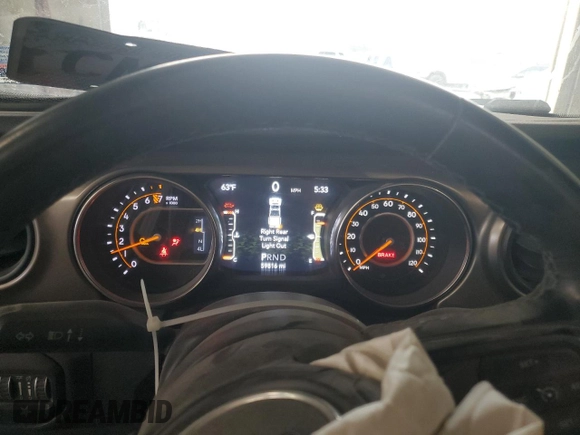 2020 Jeep Gladiator Sport S with VIN 1C6JJTAG3LL185010, listed as a Copart auction lot 48855465 with 59,816 mi miles and Salvage Title. Bid and sale history available at carsss.com. Image 9.