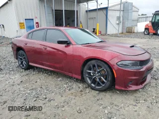 2022 Dodge Charger R/T with VIN 2C3CDXCT5NH138592, listed as a Copart auction lot 50185865 with 48,754 mi miles and Clean Title. Bid and sale history available at carsss.com. Image 4.