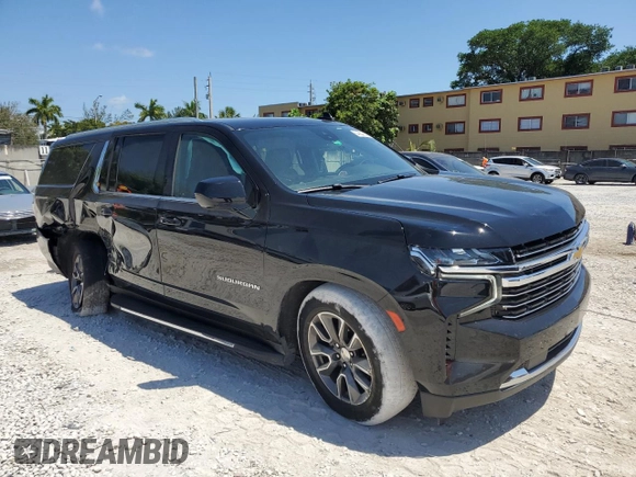 2023 Chevrolet Suburban with VIN 1GNSCCKT0PR325477, listed as a Copart auction lot 54964035 with 88,770 mi miles and Non repairable. Bid and sale history available at DreamBid. Image 4.