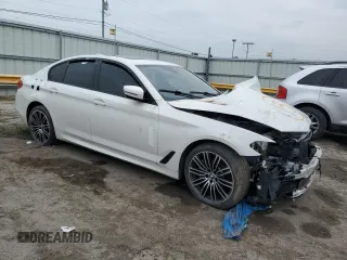 2020 BMW 5 Series with VIN WBAJB1C07LCD44282, listed as a Copart auction lot 60970885 with Not provided miles and Non repairable. Bid and sale history available at DreamBid. Image 4.