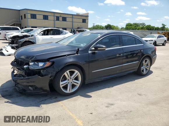 2014 Volkswagen CC R-Line with VIN WVWBP7AN0EE524850, listed as a Copart auction lot 52026104 with 92,196 mi miles and Salvage Title. Bid and sale history available at carsss.com. Image 1.
