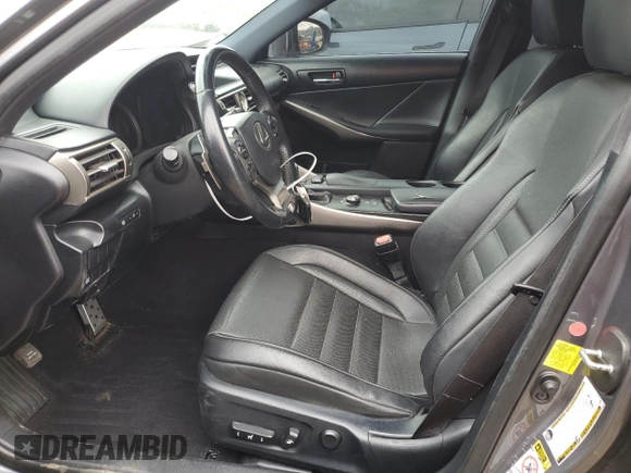 2015 Lexus IS 350 with VIN JTHBE1D22F5020630, listed as a Copart auction lot 54680495 with 152,571 mi miles and Salvage title. Bid and sale history available at DreamBid. Image 7.