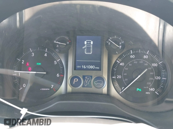 2014 Lexus GX 460 with VIN JTJBM7FX4E5070408, listed as a IAAI auction lot 41962300 with 161,080 mi miles and . Bid and sale history available at DreamBid. Image 7.