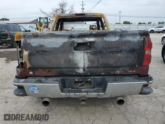 2014 GMC Sierra 1500 SLT with VIN 1GTV2VEC2EZ203927, listed as a Copart auction lot 64174994 with 0 mi miles and Salvage Title. Bid and sale history available at carsss.com. Image 6.