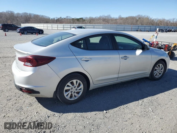 2019 Hyundai Elantra SE with VIN 5NPD74LF6KH486002, listed as a Copart auction lot 49592245 with 74,184 mi miles and Salvage Title. Bid and sale history available at DreamBid. Image 3.