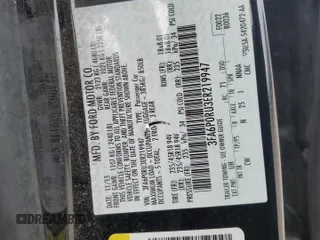 2014 Ford Fusion Titanium Hybrid with VIN 3FA6P0RU3ER219947, listed as a Copart auction lot 53566235 with 186,846 mi miles and Salvage Title. Bid and sale history available at carsss.com. Image 12.