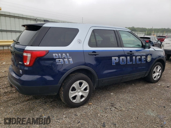 2017 Ford Police Interceptor Utility с VIN 1FM5K8AR8HGA36853, выставлен на аукционе Copart как лот 60614205 с пробегом 97 650 миль миль и Списание • Salvage title. История ставок и продаж доступна на DreamBid. Изображение 3.