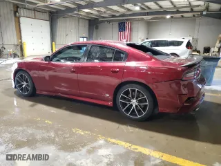 2020 Dodge Charger Scat Pack with VIN 2C3CDXGJ7LH240739, listed as a Copart auction lot 50226955 with 32,579 mi miles and Salvage Title. Bid and sale history available at carsss.com. Image 2.