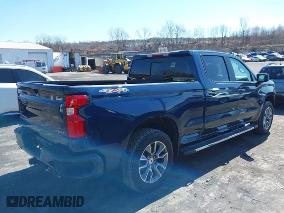 2021 Chevrolet Silverado 1500 RST with VIN 1GCUYEEL3MZ212306, listed as a IAAI auction lot 41855149 with 57,291 mi miles. Bid and sale history available at carsss.com. Image 4.