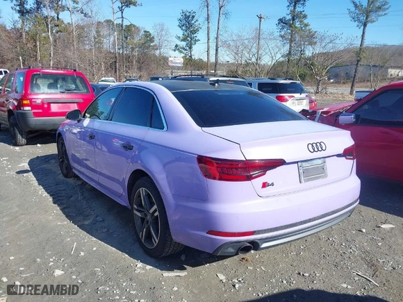 2018 Audi A4 Premium Plus with VIN WAUENAF41JA165152, listed as a IAAI auction lot 41333270 with 102,412 mi miles. Bid and sale history available at carsss.com. Image 3.