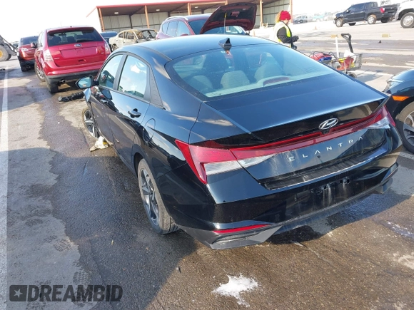 2023 Hyundai Elantra SEL with VIN KMHLS4AG4PU606765, listed as a IAAI auction lot 41056438 with 24,137 mi miles and . Bid and sale history available at DreamBid. Image 3.