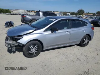 2018 Subaru Impreza with VIN 4S3GTAA62J1743480, listed as a Copart auction lot 62614835 with 34,321 mi miles and Salvage title. Bid and sale history available at DreamBid. Image 1.