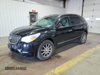 2017 Buick Enclave Leather with VIN 5GAKVBKD7HJ117975, listed as a Copart auction lot 54168815 with 126,300 mi miles and Salvage Title. Bid and sale history available at carsss.com. Image 1.