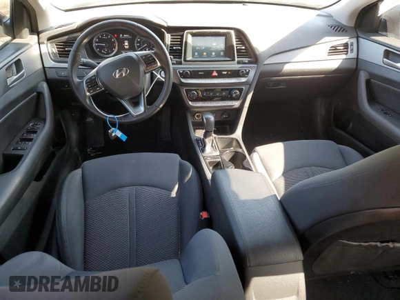 2018 Hyundai Sonata SEL with VIN 5NPE34AF2JH685825, listed as a Copart auction lot 52036325 with 45,680 mi miles and Salvage Title. Bid and sale history available at DreamBid. Image 8.