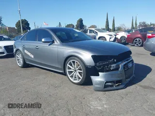2013 Audi S4 Premium Plus with VIN WAUBGAFL5DA228066, listed as a IAAI auction lot 41421409 with 165,874 mi miles. Bid and sale history available at carsss.com. Image 1.