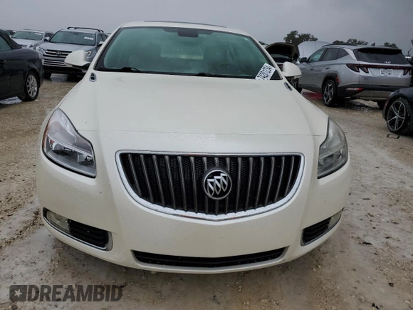 2012 Buick Regal Turbo Premium 1 с VIN 2G4GS5EV6C9127982, выставлен на аукционе Copart как лот 51571505 с пробегом Не указан миль и На запчасти • Non repairable. История ставок и продаж доступна на DreamBid. Изображение 5.