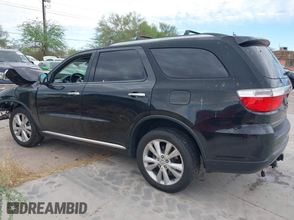2013 Dodge Durango Crew with VIN 1C4RDHDG1DC647447, listed as a IAAI auction lot 42237714 with 177,523 mi miles and . Bid and sale history available at DreamBid. Image 14.