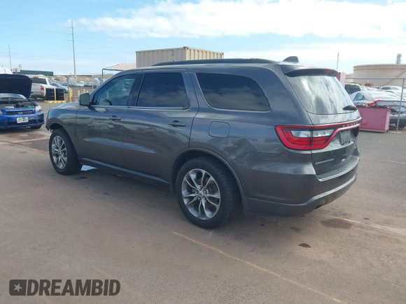 2020 Dodge Durango GT Plus with VIN 1C4RDHDG6LC410192, listed as a IAAI auction lot 41473623 with 78,600 mi miles and . Bid and sale history available at DreamBid. Image 3.